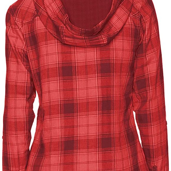 Columbia Plaid Hooded Shirt - Picture 2 of 2
